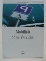 Mercedes Benz PKW-Sondereinbauten Prospekt August 1997