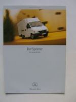 Mercedes Benz Sprinter mit Integralkoffer Prospekt August 2000