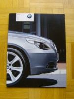 BMW 5er Limousine E60 Prospekt 520i-545i+530d 2003