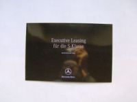 Mercedes Benz S-Klasse BR221 Executive Leasing Prospekt