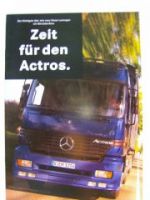 Mercedes Benz Actros Dänemark Prospekt NEU