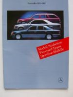 Mercedes Benz 200-300 W124 4-Ventiler & Sportline Juli 1989