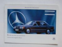 Mercedes Benz 190 W201 Prospekt  August 1988