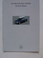 Mercedes Benz E-Klasse W124 Zubehör Prospekt August 1995