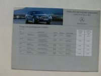 Mercedes Benz Preisliste E-Klasse Limousinen BR211 Januar 2002