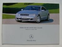 Mercedes Benz Preisliste CL-Klasse Coupès BR215 Januar 2005