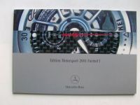 Mercedes Benz Edition Motorsport 2001 Formel 1 NEU