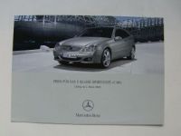 Mercedes Benz Preisliste C-Klasse Sportoupe C160 W203 3/2005
