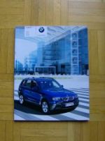 BMW Prospekt X3 E83 2.5i 3.0i 2.0d 3.0d 2005 NEU