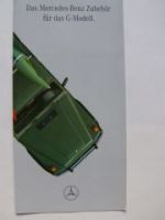 Mercedes Benz G-Modell Zubehör Prospekt Mai 1997