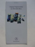 Mercedes Benz Original Trägersysteme Prospekt März 1998