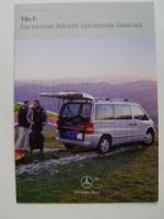 Mercedes Benz Vito F BR638 Prospekt Juli 1999 NEU