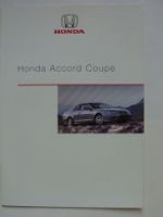 Honda Accord Coupé Prospekt Juni 2001 +V6