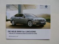 BMW 5er Limousine F10 September 2009 NEU