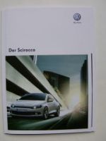 VW Scirocco Prospekt Oktober 2009 NEU