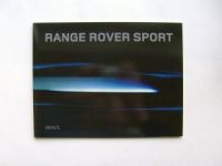 Range Rover Sport September 2009 Prospekt NEU