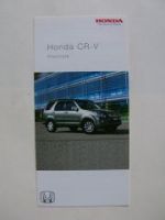 Honda CR-V Preisliste April 2005 NEU