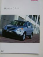 Honda CR-V Prospekt Januar 2003 NEU