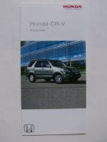 Honda CR-V Preisliste Oktober 2004