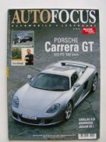 Auto Focus 5/2003 Carrera GT, Bentley Continental GT