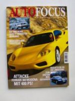 Auto Focus 3/1999 Bugatti EB218, F360 Modena, Audi TT Roadster