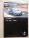Mercedes Benz E-Klasse BR213 E220d E350e Exclusvie E400 4Matic Limousine März 2016 +Stick