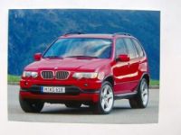 BMW X5 4.6is E53 Pressebild September 2001 NEU