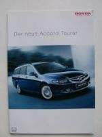 Honda Accord Tourer Prospekt Dezember 2005  NEU