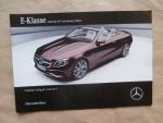 Mercedes Benz E-Klasse Cabriolet 25th Anniversary Edition BR238 E220d E200 E300 E400 4Matic 16.Juni 2017