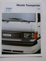 Mazda Transporter Prospekt Oktober 1995 NEU