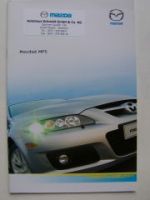 Mazda 6 MPS Prospekt November 2005 NEU