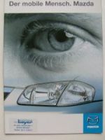 Mazda Programm Prospekt alle Modelle November 1998