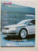 Audi magazin 3/2002 A8, A2, A6, A4 2.0FSI