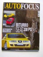 Auto Focus 3/1998 Seat Bolero, VW W12 Roadster Coupè