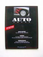 Auto Focus 1/1992 Erstausgabe 300CE-24 W124, Xedos9,Audi Avus