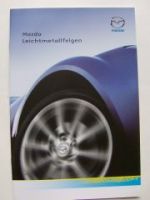 Mazda Leichtmetallfelgen Prospekt Juli 2008 NEU