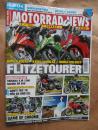 Motorrad News 9/2014 BMW F800GT vs. Kawa Z 1000SX vs. Honda VRF 800F, Ducati Monser 821,Horex VR6 Classic,