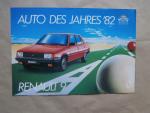 Renault 9 C GTC GTL TLE GTS TSE +Automatic Auto des Jahres 1982 Prospekt