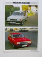 Mazda Kombi 323 929 Prospekt Poster April 1983 Rarität