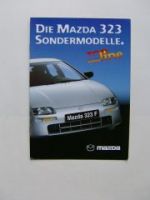 Mazda 323 Sondermodelle Prospekt April 1998 NEU