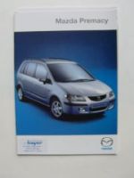 Mazda Premacy Prospekt Juni 1999 NEU