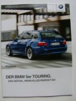 BMW Preisliste 5er Touring E61 September 2009 NEU