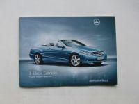 Mercedes Benz Preisliste E-Klasse Cabriolet BR207 Januar 2010