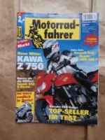 Motorradfahrer 12/2003 Kawasaki Z 750,Ducati ST3, MV Agusta Brutale S, Yamaha FZ6 Fazer,