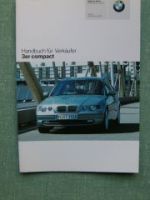 BMW Handbuch für Verkäufer 3er Compact E46 2002 intern