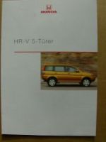 Honda HR-V 5-Türer Prospekt September 1999