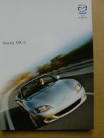 Mazda MX-5 Prospekt Januar 2001 NB