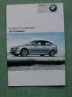 BMW Handbuch für Verkäufer 3er Compact E46 2004 +Edition