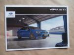 Subaru WRX STI Active Sport Prospekt August 2017 +Preisliste NEU