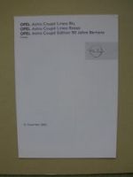 Opel Preisliste Astra Coupè Linea Blue Rossa +90 jahre Bertone